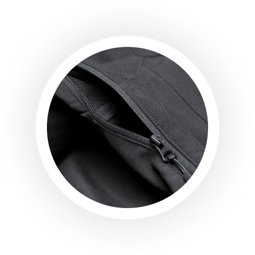 Underarm Ventilation Zips